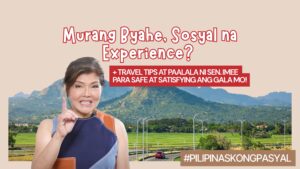 Murang Byahe, Sosyal na Experience? Possible ‘Yan! Travel Tips at Paalala ni Sen. Imee para Safe at Satisfying ang Gala Mo!